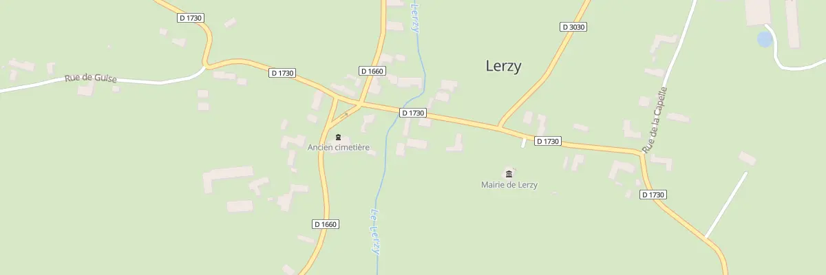 Plan du 2 Rue de la Mairie à Lerzy