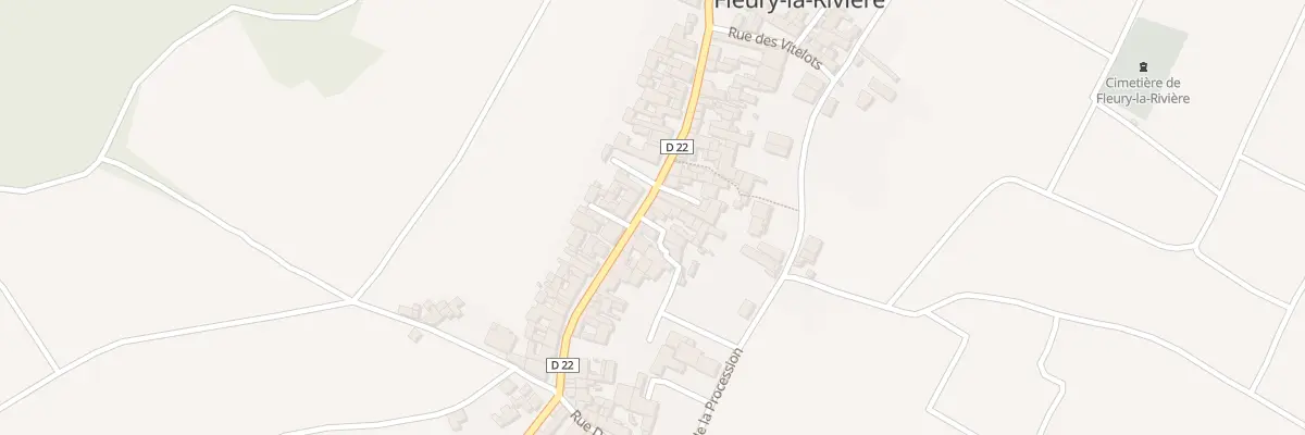 Plan du 37 Rue Francois Arnoult à Fleury-la-Rivière