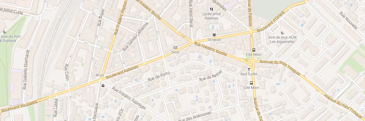 Plan du 21 Rue de Porto à Montpellier
