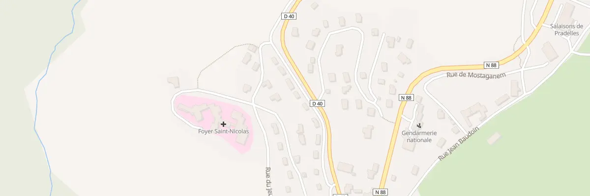 Plan du 5300J Che de l’Enclos à Pradelles