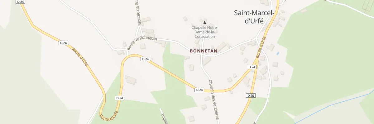 Plan du 5091 Bonnetan à Saint-Marcel-d’Urfé