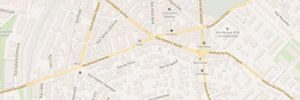 Plan du 23 Rue de Porto à Montpellier