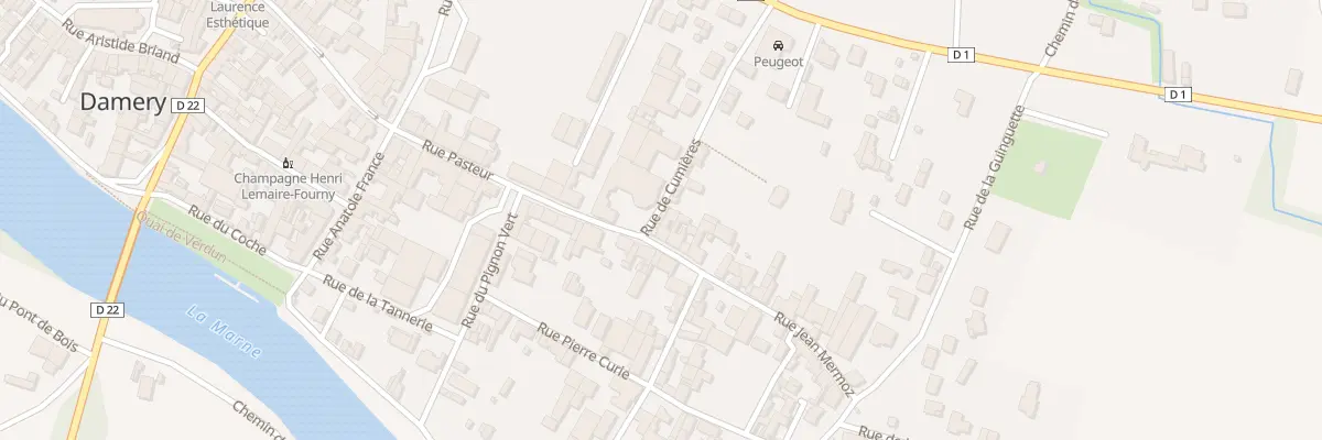 Plan du 2 Rue de Cumières à Damery