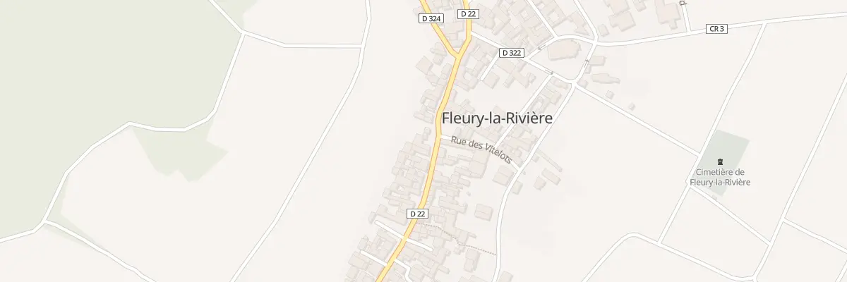 Plan du 16 Rue Francois Arnoult à Fleury-la-Rivière