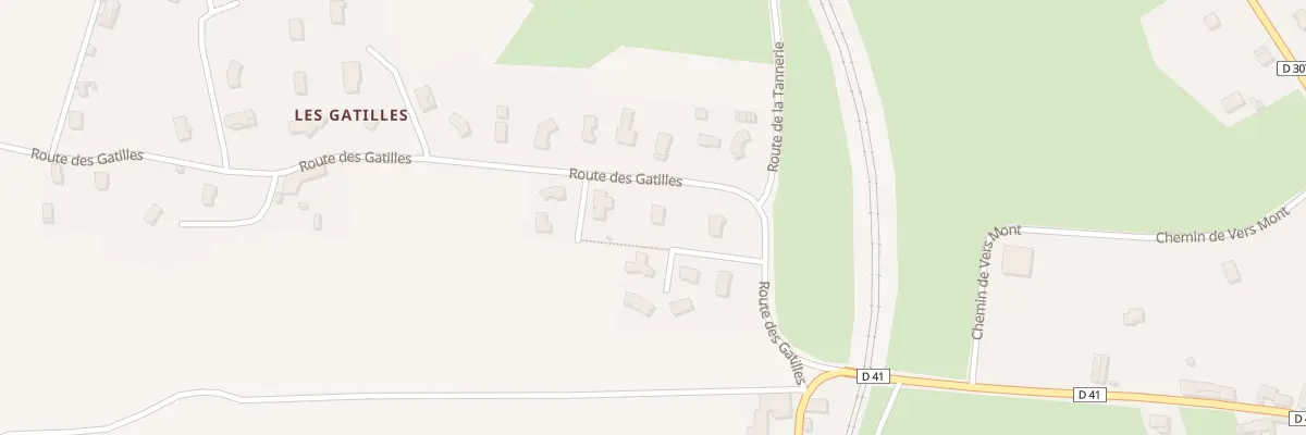 Plan du 55 Rte des Gatilles à Changy
