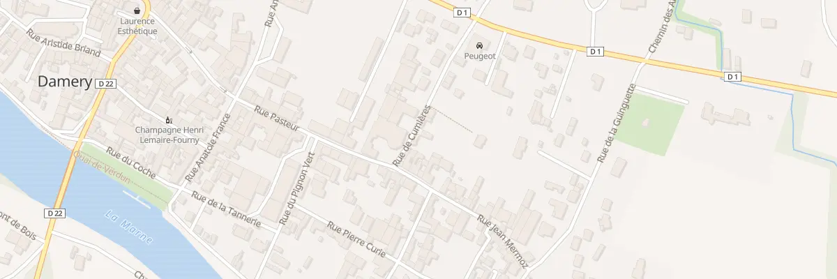 Plan du 4 Rue de Cumières à Damery