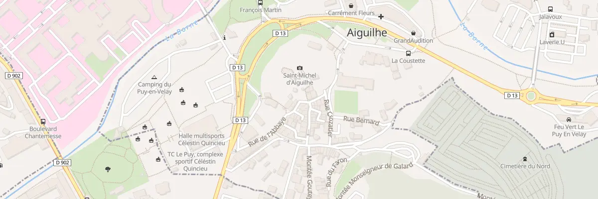 Plan du 19 Rue du Rocher à Aiguilhe