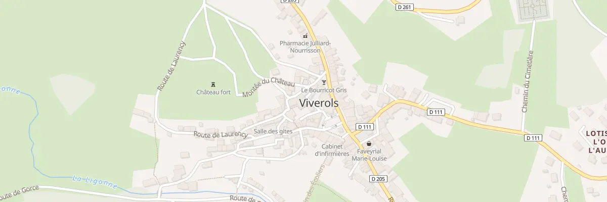 Plan du 3 Mte du Chateau à Viverols