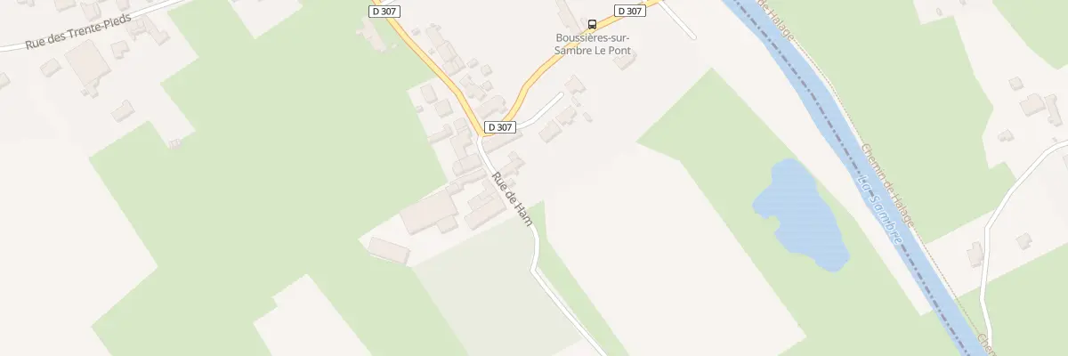 Plan du 1 Rue de Ham à Boussières-sur-Sambre
