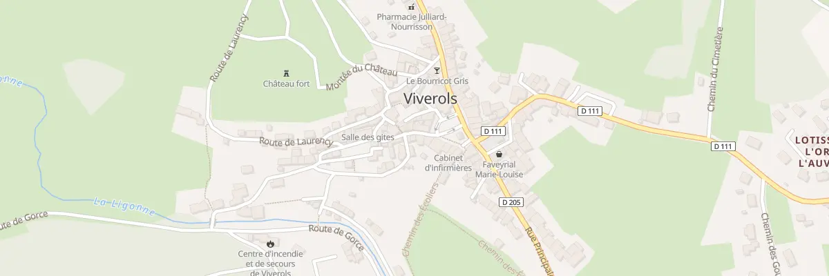 Plan du 3 Rue du Bailli à Viverols