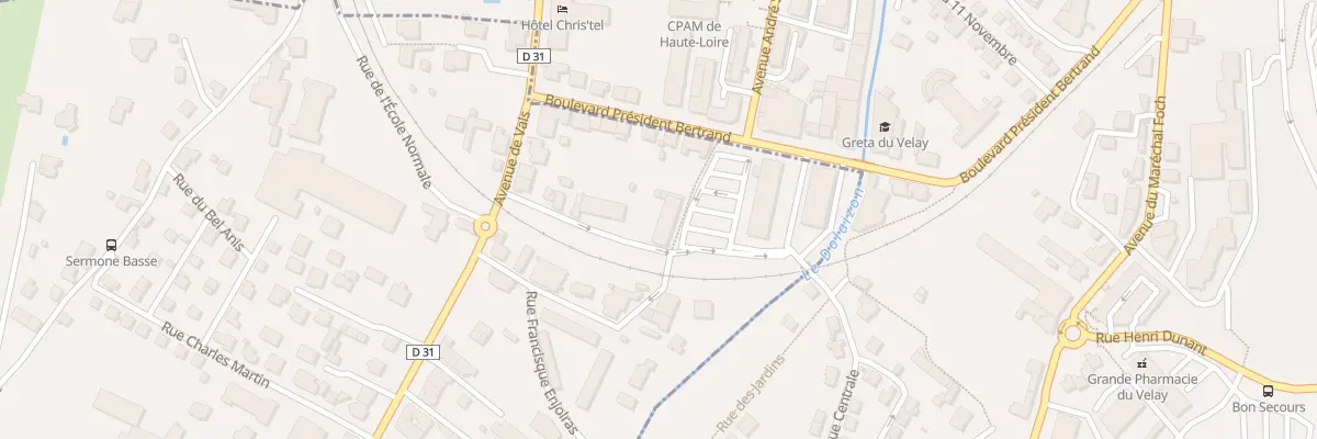 Plan du 5013 Imp Boulevard Pdt Bertrand à Vals-près-le-Puy