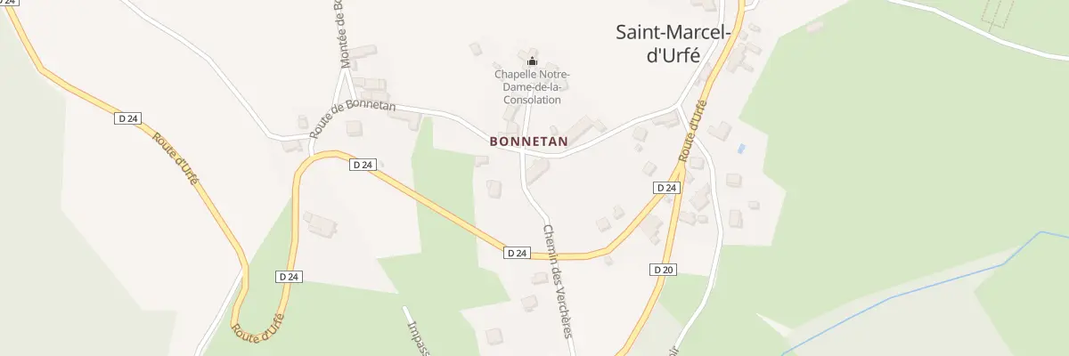 Plan du 110 Che des Verchères à Saint-Marcel-d’Urfé