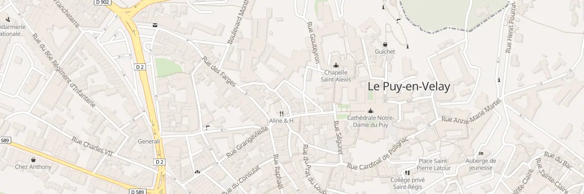 Plan du 5 Pl St Maurice au Puy-en-Velay