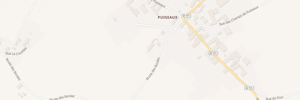 Plan du 6 Rte Des Bordes à Eaux-Puiseaux