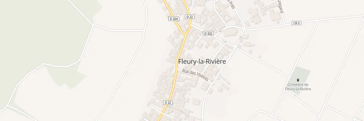Plan du 3 Rue Francois Arnoult à Fleury-la-Rivière