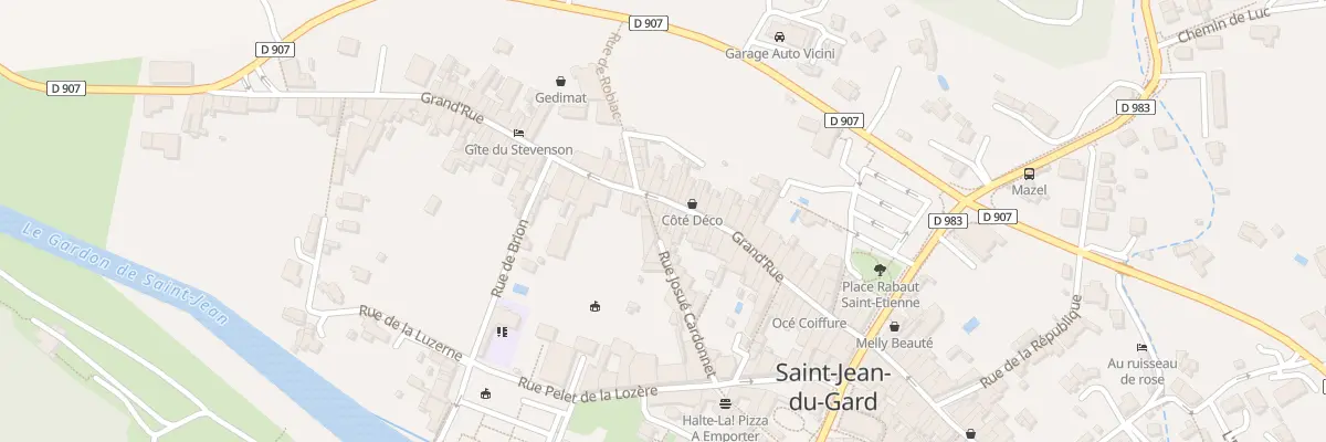Plan du 153 Grand’Rue à Saint-Jean-du-Gard