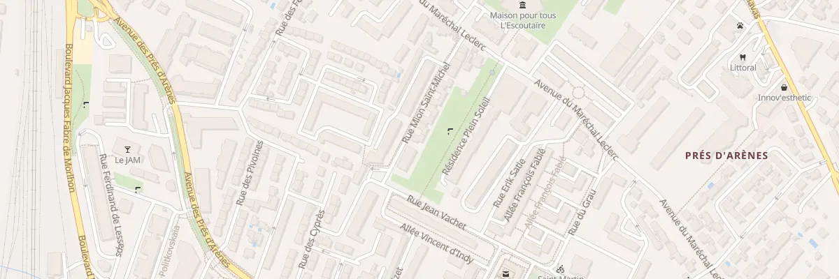 Plan du 135 Rue Mion Saint Michel à Montpellier