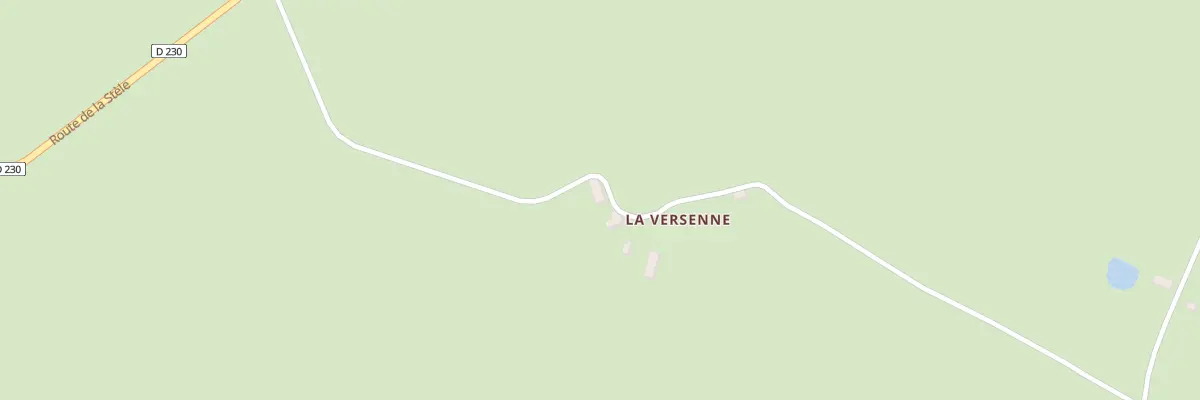 Plan du 475 Che de La Versenne à Saint-Hilaire-en-Morvan