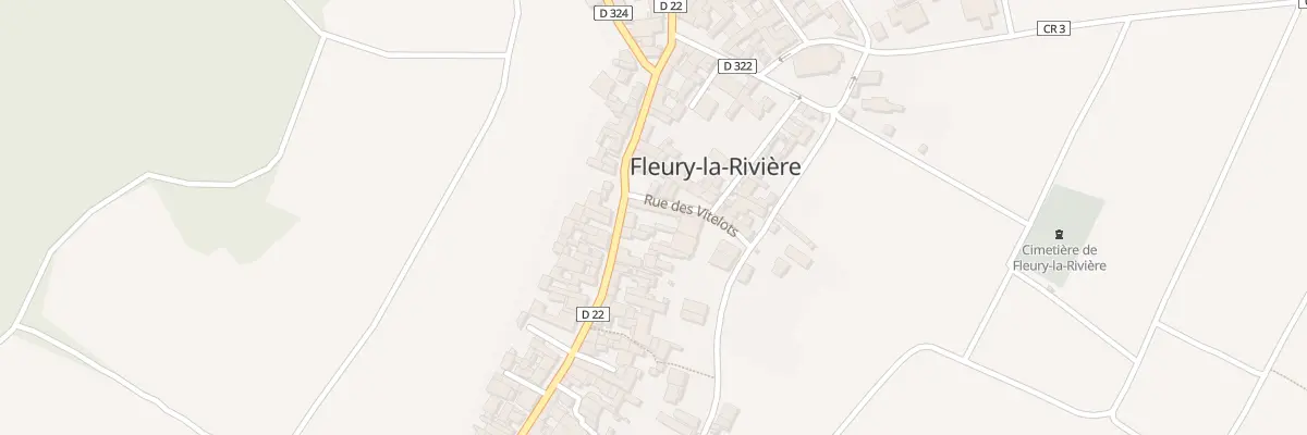 Plan du 7 Rue Francois Arnoult à Fleury-la-Rivière