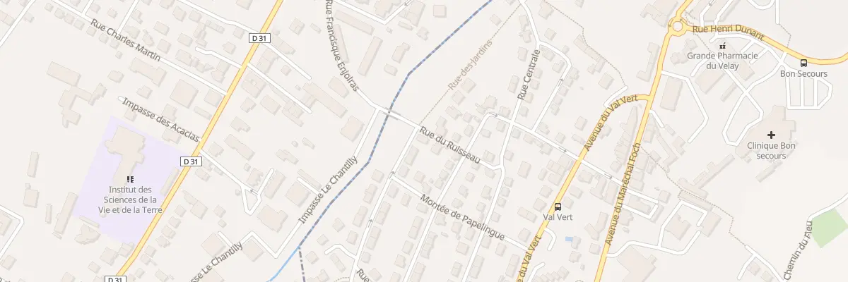 Plan du 1 Rue l’Et J Coudeyrette au Puy-en-Velay