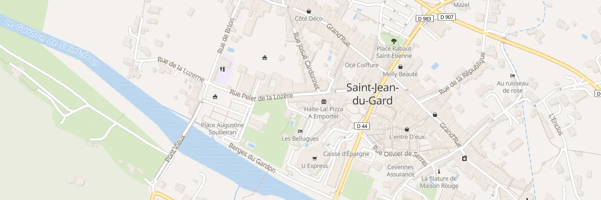 Plan du 13 Rue Pellet de la Lozère à Saint-Jean-du-Gard