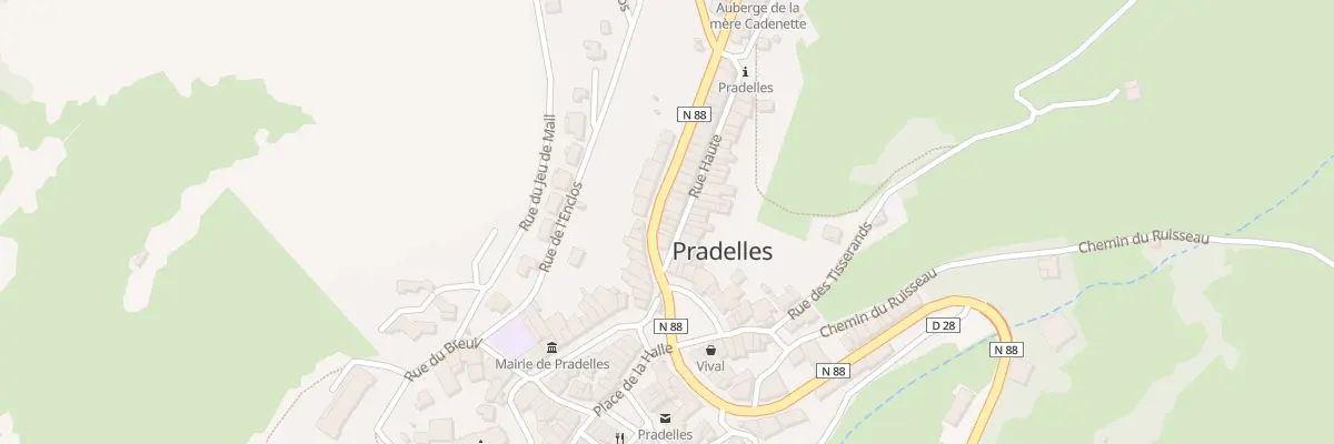 Plan du 5034 Av du Puy à Pradelles