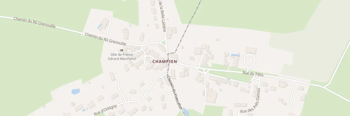 Plan du 16 Rue du Patis à Pontaubert
