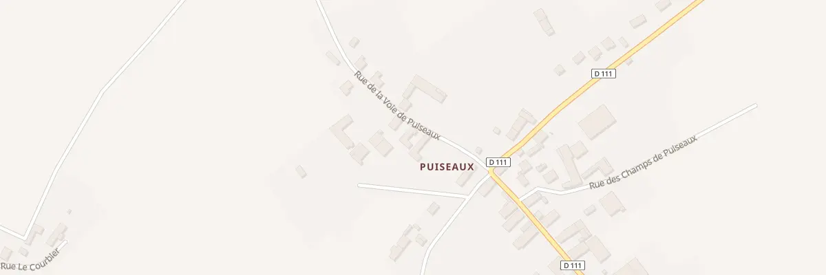 Plan du 5 Rue De La Voie De Puiseaux à Eaux-Puiseaux
