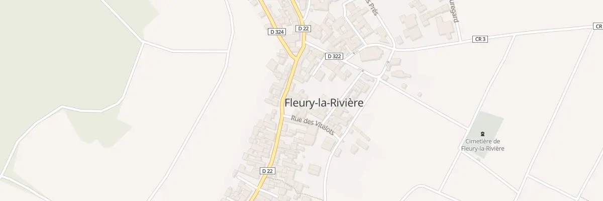 Plan du 5 Rue Francois Arnoult à Fleury-la-Rivière
