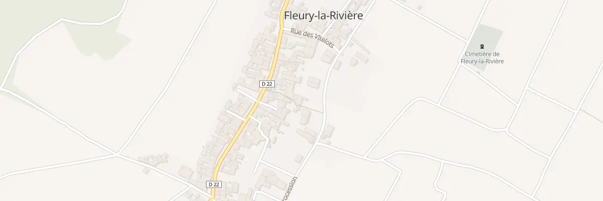 Plan du 5 Rue de Bellevue à Fleury-la-Rivière