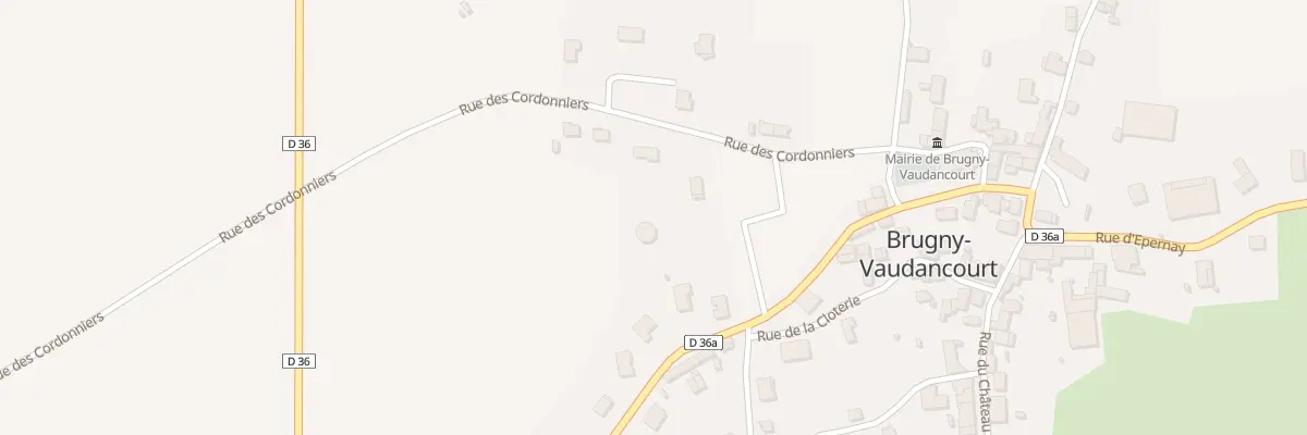 Plan du 1B Rue des Cordonniers à Brugny-Vaudancourt