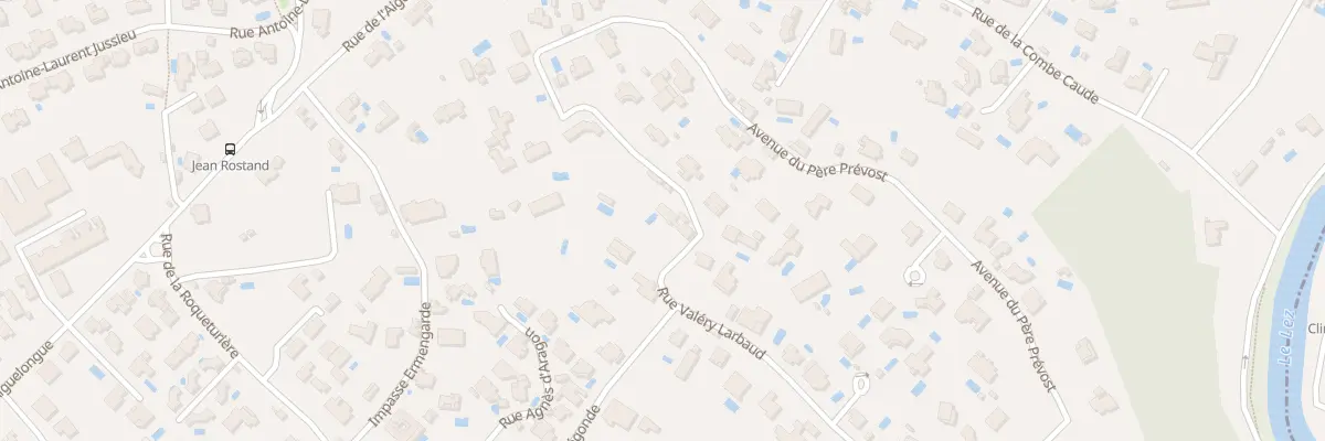 Plan du 655 Rue Valéry Larbaud à Montpellier