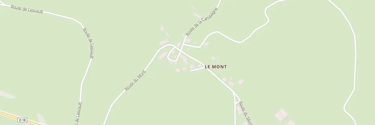 Plan du 46 Le Mont à Onlay