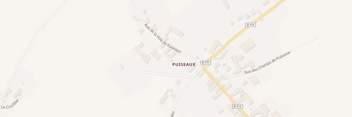 Plan du 3 Rue De La Voie De Puiseaux à Eaux-Puiseaux