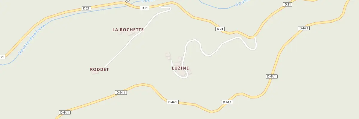 Plan du 2 Luzine à La Côte-Saint-Didier