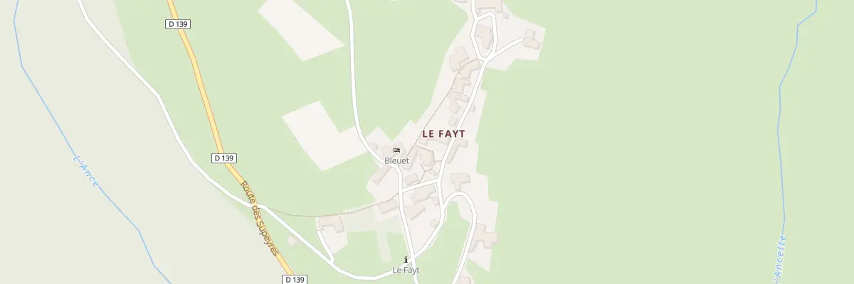 Plan du 5055 Le Fayt à Saint-Anthème