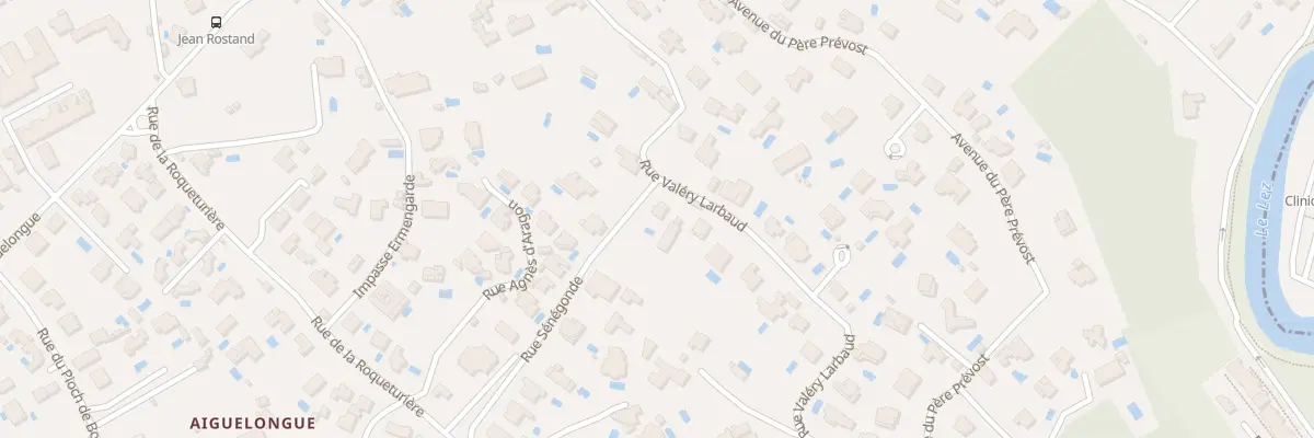 Plan du 575 Rue Valéry Larbaud à Montpellier