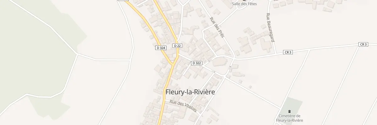 Plan du 2 Imp de l’Ecole à Fleury-la-Rivière