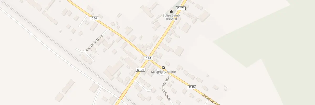 Plan du 15 Rte de Mery à Mesgrigny