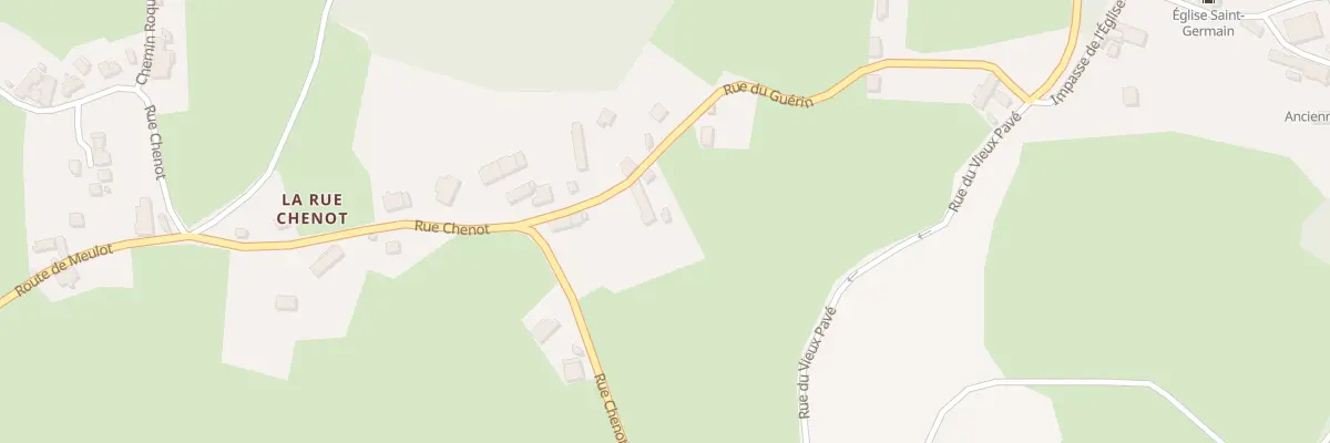 Plan du 8 Rue du Guérin à Chastellux-sur-Cure