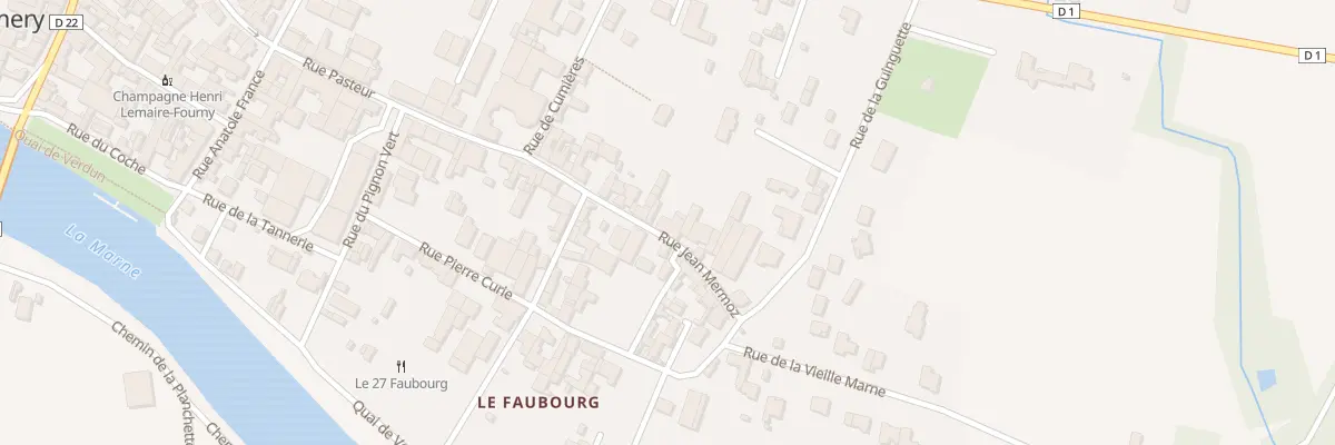 Plan du 23 Rue Jean Mermoz à Damery