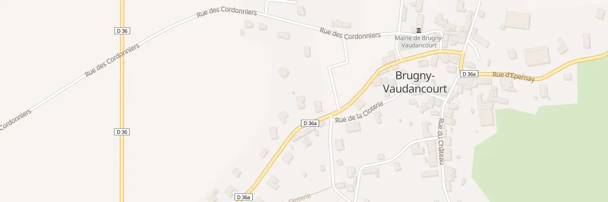 Plan du 6 Rue de la Grange Jabled à Brugny-Vaudancourt