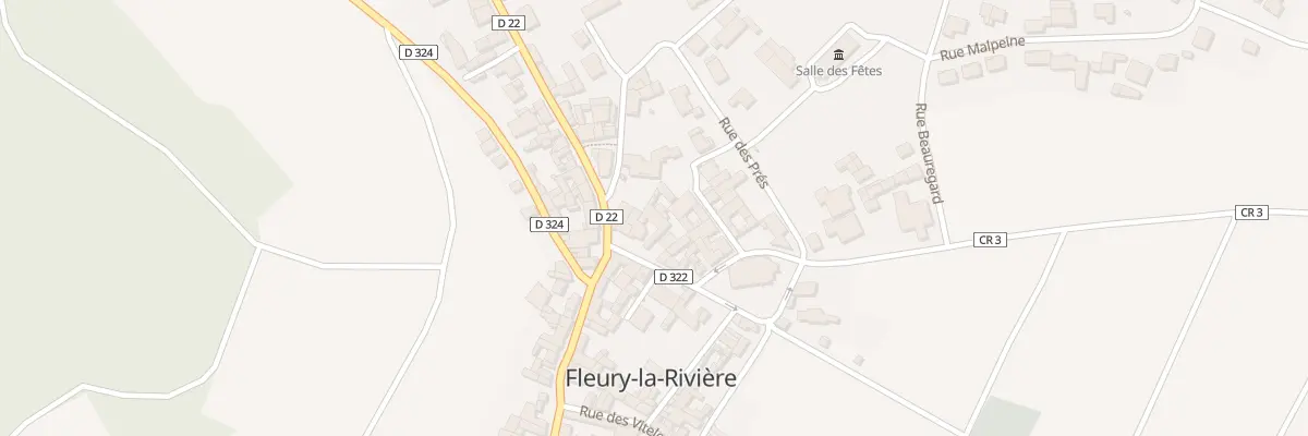 Plan du 5 Rue Daniel Vauthier à Fleury-la-Rivière