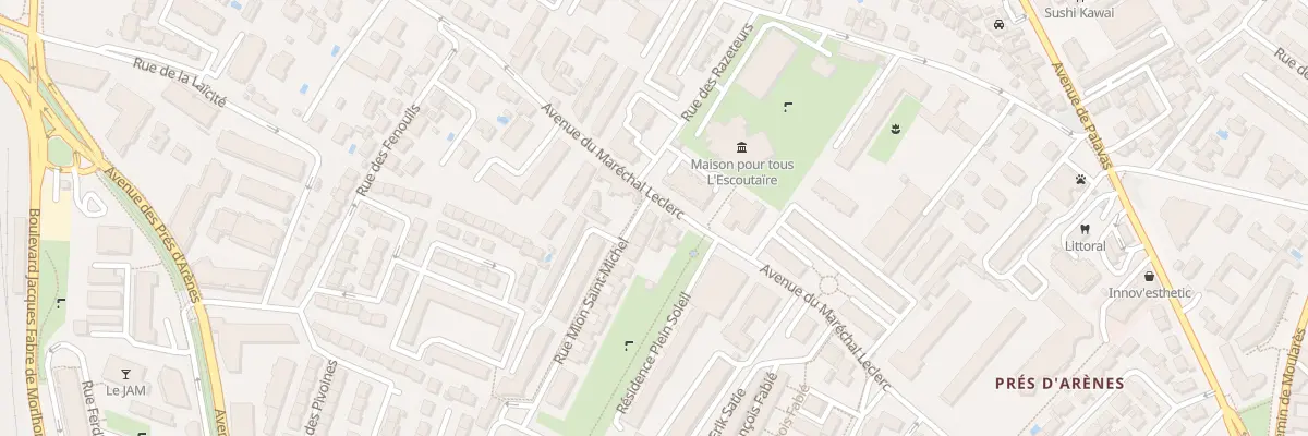 Plan du 15 Rue Mion Saint Michel à Montpellier