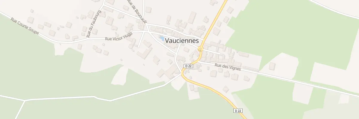 Plan du 1 Rue Henri Martin à Vauciennes
