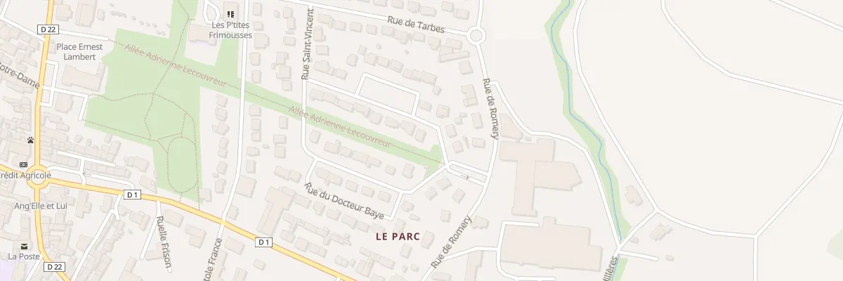 Plan du 16 Rue du Général de Gaulle à Damery