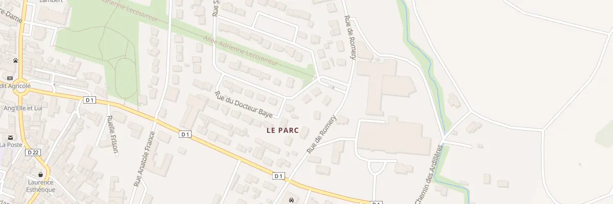 Plan du 20 Rue du Mal de Lattre de Tassig à Damery