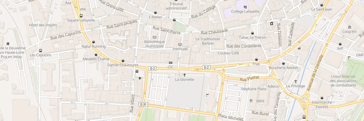Plan du 21 Rue Porte Aiguière au Puy-en-Velay