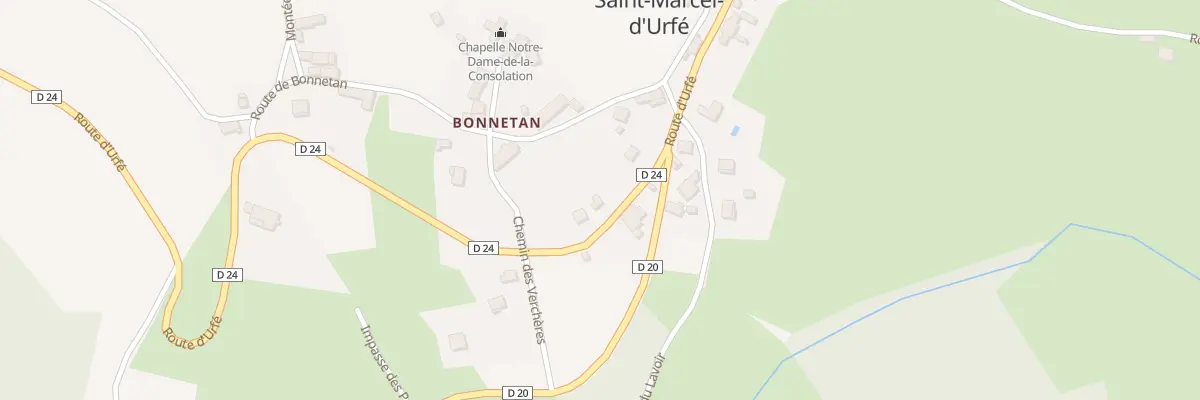 Plan du 326 Rte d’Urfé à Saint-Marcel-d’Urfé