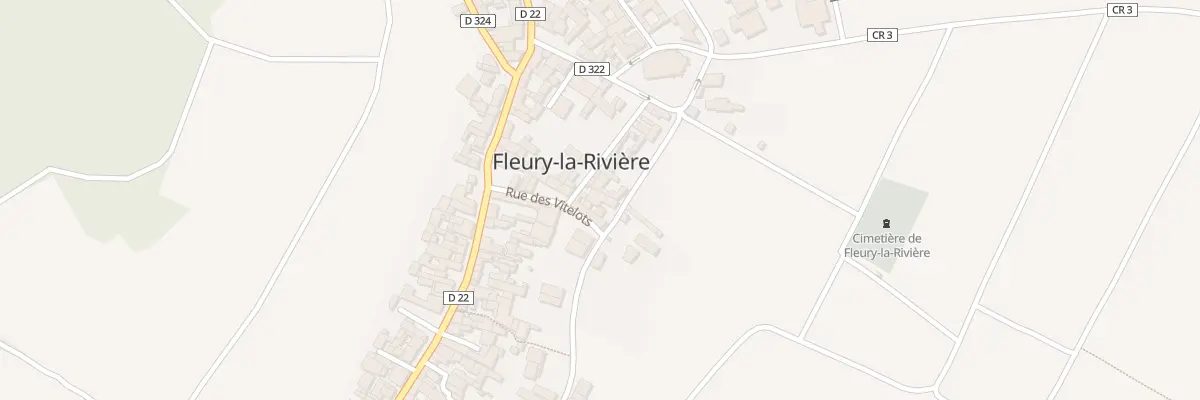 Plan du 13 Rue Saint Vincent à Fleury-la-Rivière